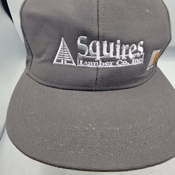 Carhartt Gray Work Wear Hat Cap Adjustable Lightweight Outdoors Casual - Picture 5 of 9